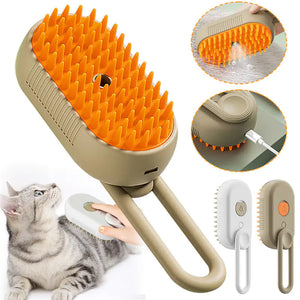 Cat Steam Brush Steamy Dog Brush 3 In 1 Electric Spray Cat Hair Brushes For Massage Pet Grooming Comb Hair Removal Combs Pet Products Rieworkes