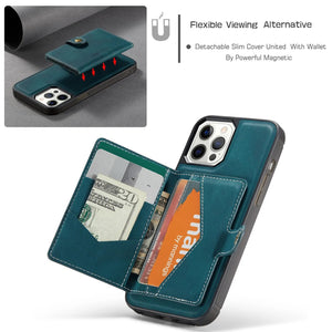Luxury Magnetic Safe Leather Case For iPhone Rieworkes