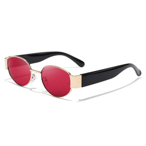 SODQW Retro Oval Sunglasses for Women 90s Vintage Designer Ladies Shades Trendy Fashion Sun Glasses Mimarta