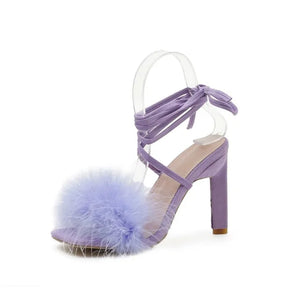 Feather Women High Heels Rieworkes