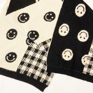Checked On Happiness Cozy Scarf Rieworkes