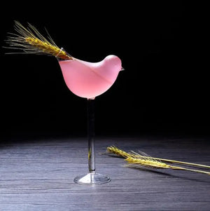 Creative Bird-Shaped Cocktail and Champagne Glass Mimarta