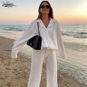 Two Piece Long Sleeve Suit Rieworkes