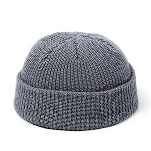 Plain Color Knit Beanie for Men and Women Winter Mimarta