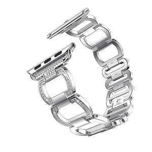 Luxury Metal Diamond Bracelet for Apple Watch Rieworkes