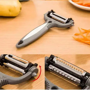 Quick Prep 3 in 1 Veggie Peeler, Slicer & Shredder Mimarta