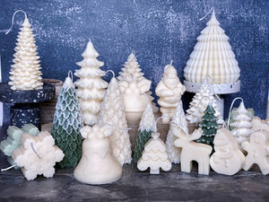Origami Christmas Tree Candles | Holiday Decor Mimarta
