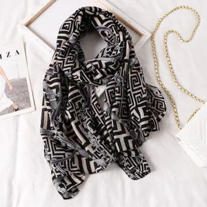 Plaid Scarf for Women Rieworkes