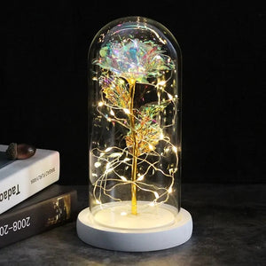 Enchanted Glass Rose Decoration Rieworkes