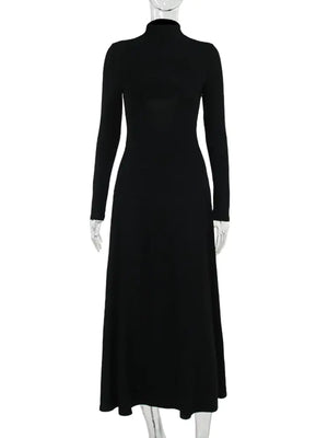 Women's Fashion Elegant Solid Color Dress Mimarta