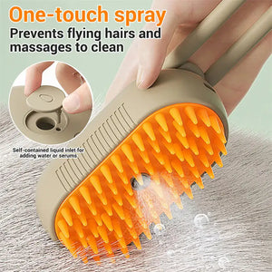 Cat Steam Brush Steamy Dog Brush 3 In 1 Electric Spray Cat Hair Brushes For Massage Pet Grooming Comb Hair Removal Combs Pet Products Rieworkes