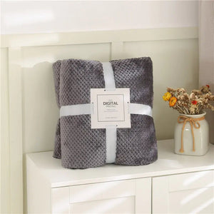 Fluffy Plaid Winter Bed Blankets Rieworkes