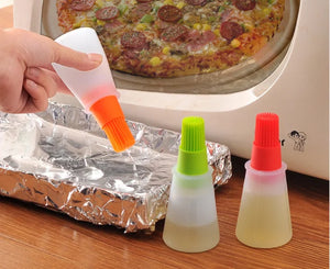 BBQ Grill Oil Basting Brush Bottle Rieworkes
