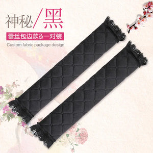 Car Seat Belt Shoulder Pads - Plush Winter Comfort Mimarta