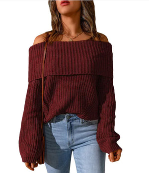 Off-the-Shoulder Sweater Rieworkes