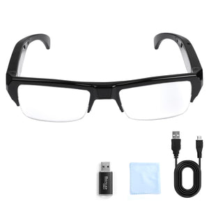dahocamgo Glasses with 1080P HD Wearable Glasses,Portable Outdoor Sports Camera Eye Glasses for BikingHunting Hiking Shooting(Included 32G TF Card Mimarta