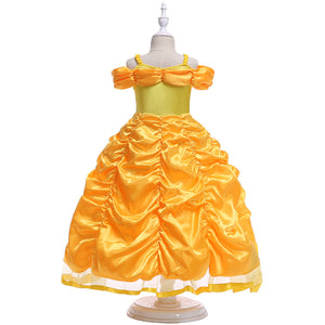 Halloween Cartoon Dress for Kids - Beauty and the Beast Cosplay Mimarta