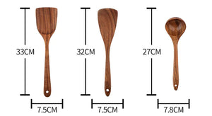 Handmade Teak Utensils Rieworkes