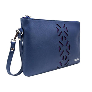 Leather PractiPouch Large - Sapphire Rieworkes