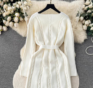 Elegant Knitted Dress for Women Mimarta