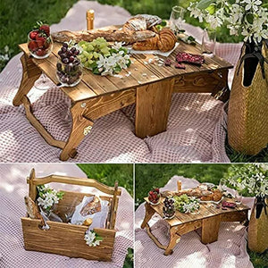 Folding Picnic Basket / Table Rieworkes