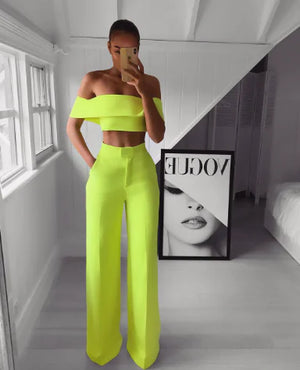 Women's Sexy Top and Pants Two-Piece Set Mimarta