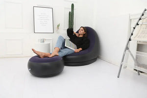 Inflatable Foldable Lounge Chair for Outdoor Use Mimarta