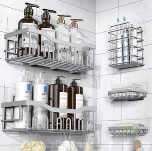 Bathroom Wall-mounted Storage Rack Mimarta