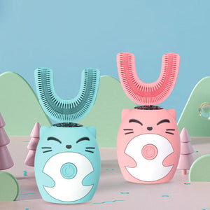 Children's U-shaped Ultrasonic Electric Toothbrush Rieworkes
