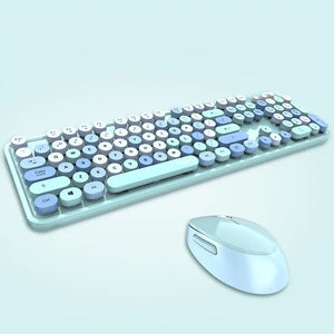 Wireless Round Keycap Keyboard Set Rieworkes