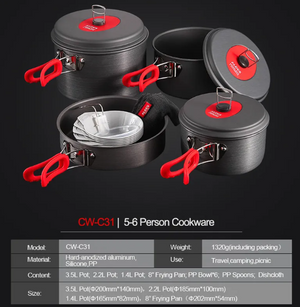 Portable Outdoor Cookware Set Mimarta
