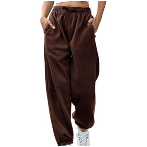 hmbudp Sweatpants Women Baggy Y2K Workout Athletic Fit Joggers Casual Trousers High Waisted Cinch Bottom Lounge Track Pants Mimarta