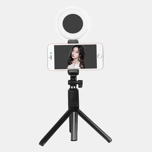 J861 Dual Light Bluetooth Selfie Stick with Tripod & LED Ring Light Mimarta