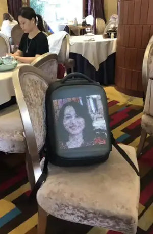 Screen Advertising Backpack Rieworkes