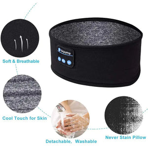 Sleep Headband Headphones with White Noise and Ultra-Thin HD Stereo Speakers Rieworkes