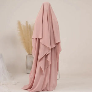 Crew-neck Batwing Sleeve Robe Mimarta