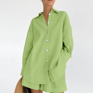 2023 Summer Women's Loose Fashion Pajama Set (2 Pieces) Mimarta