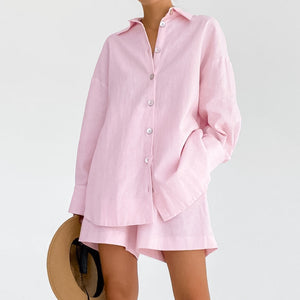 2023 Summer Women's Loose Fashion Pajama Set (2 Pieces) Mimarta