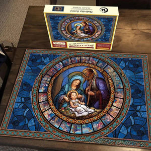 Nativity Scene Jigsaw Puzzle Advent Calendar Game Mimarta
