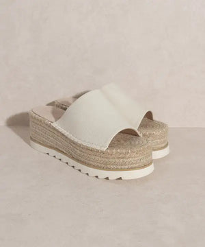 Espadrille Platform Slide Rieworkes