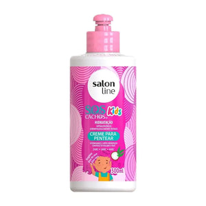 Salon Line - Linha SOS Cachos Kids (Hidratacao) - Creme para Pentear 300 Ml - (SOS Curls Kids (Moisturization) - Combing Cream 10.14 Fl Oz) Mimarta