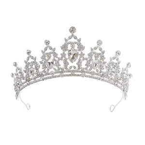 Luxury Rhinestone Bridal Crown Hair Accessory Mimarta
