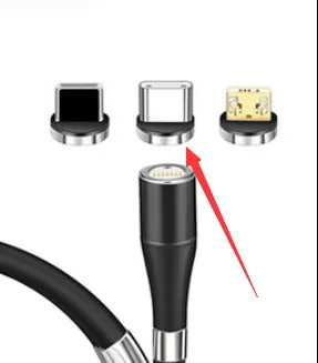 Magnetic Self Winding Cable For Samsung Huawei Rieworkes