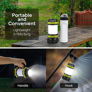 BossLamp Camp Lantern: Dual Light, Dual Power Rieworkes