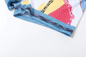 Long Sleeve Printed Mini Short Rieworkes