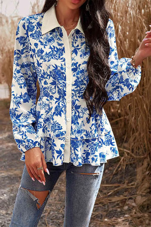 Lagoon Peplum Shirt Rieworkes