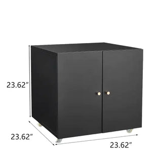 Office Furniture Copy Cabinet Black 2 Door Steel Copy Rack Mobile Dock Document Printer Rack Mimarta