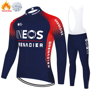 GRENADIER Winter Thermal Fleece Cycling Clothing for Men Mimarta