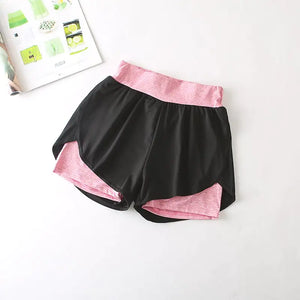 Quick-Drying High-Waist Sports Shorts for Active Wear Mimarta