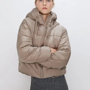 Cotton Padded Jacket Winter Hooded Rieworkes